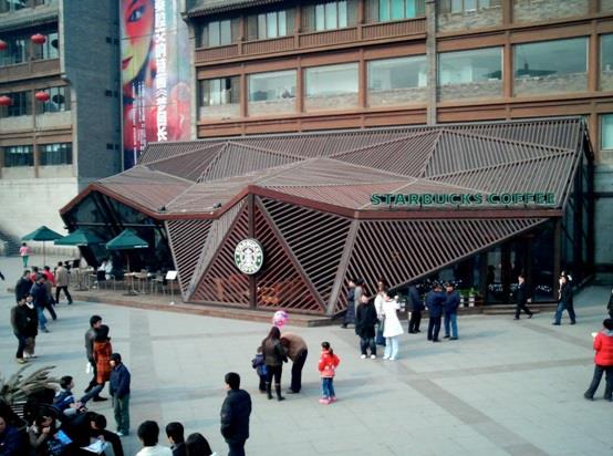-ستاربكس في مدينة ”شيان“ الصينية.